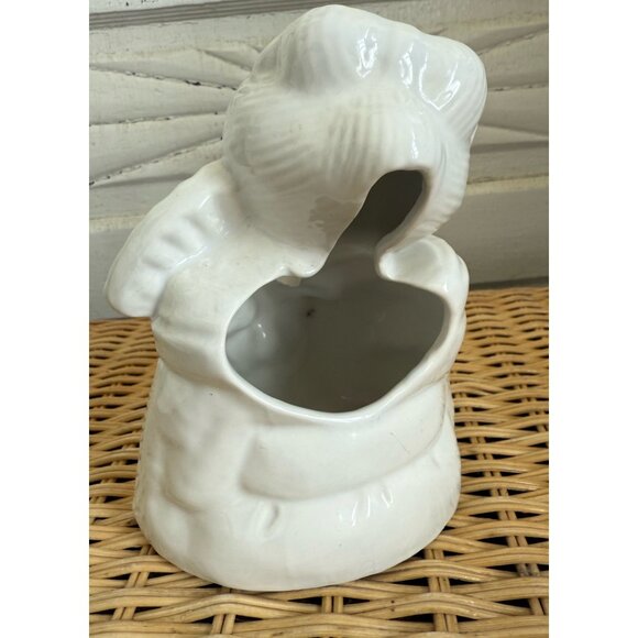 Vintage 90's Orchids Of Hawaii Geisha Girl white Ceramic Tiki Mug - Picture 4 of 8